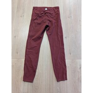 Vuori Stride Leggings Women's Small S Clay Color Nylon Stretch Gym Yoga VW429